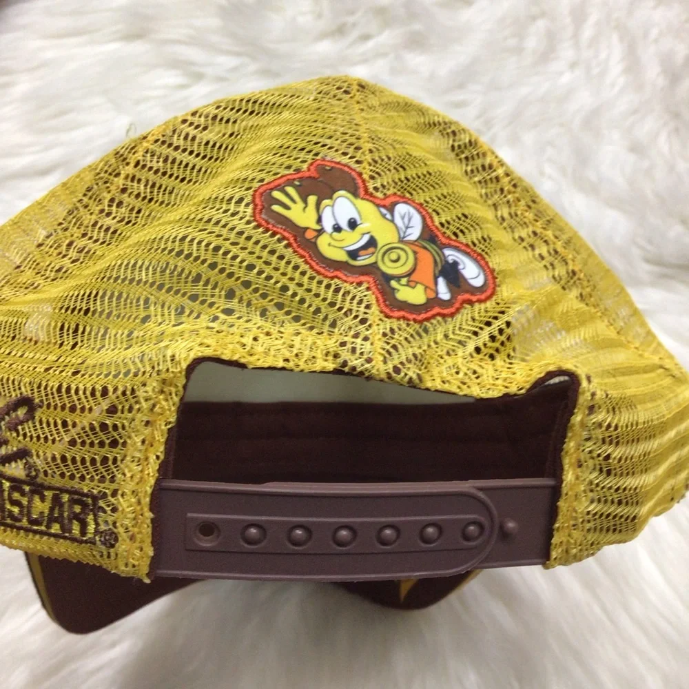 Honey nut Cheerios 2013 Nascar Chase Pit Cap Baseball Hat #33 Yellow Rare
